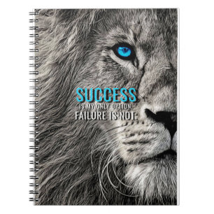 Cuaderno Lion Lover Success Is My Only Option