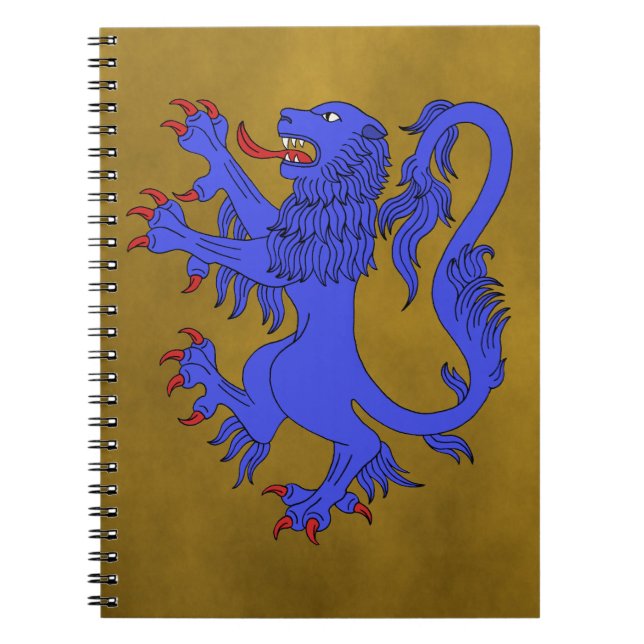 Cuaderno Lion Rampant Azure (Frente)