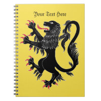 Lion Rampant Sable