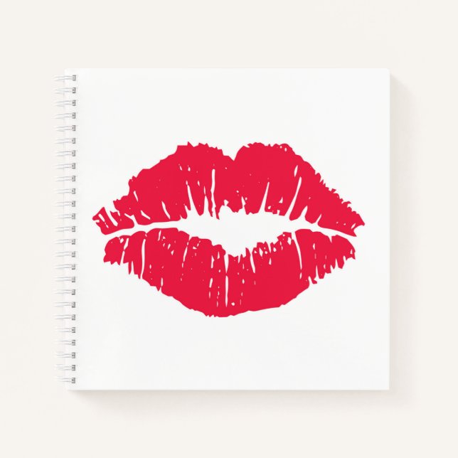 Cuaderno Lipstick Kiss (Anverso)
