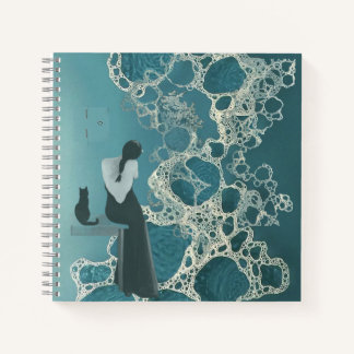 Cuaderno Liquid Blue Reverie — Contemporary Art Collection