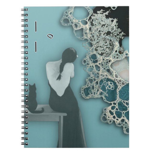 Cuaderno Liquid Blue Reverie — Contemporary Art Collection (Frente)