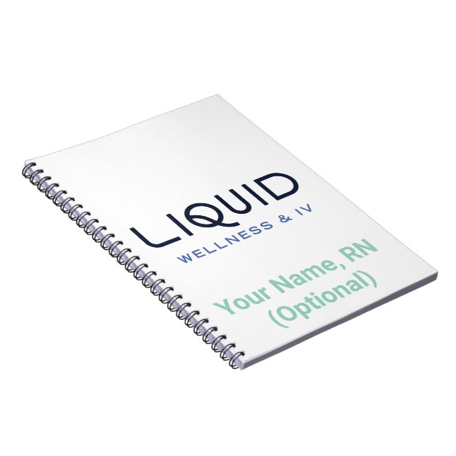 Cuaderno Liquid Wellness & IV Notebook (Lado Derecho)