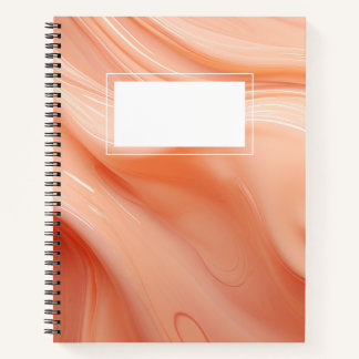 Cuaderno Líquido abstracto de fuzz de grano