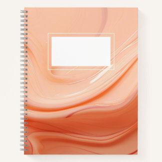 Cuaderno Líquido abstracto de fuzz de grano