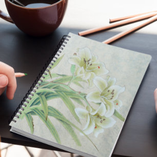 Cuaderno Lirio blanco