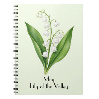 Cuaderno Lirio de Mayo de las Flores del Valle