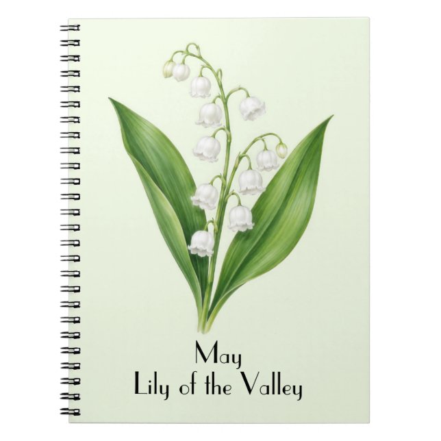 Cuaderno Lirio de Mayo de las Flores del Valle  (Frente)