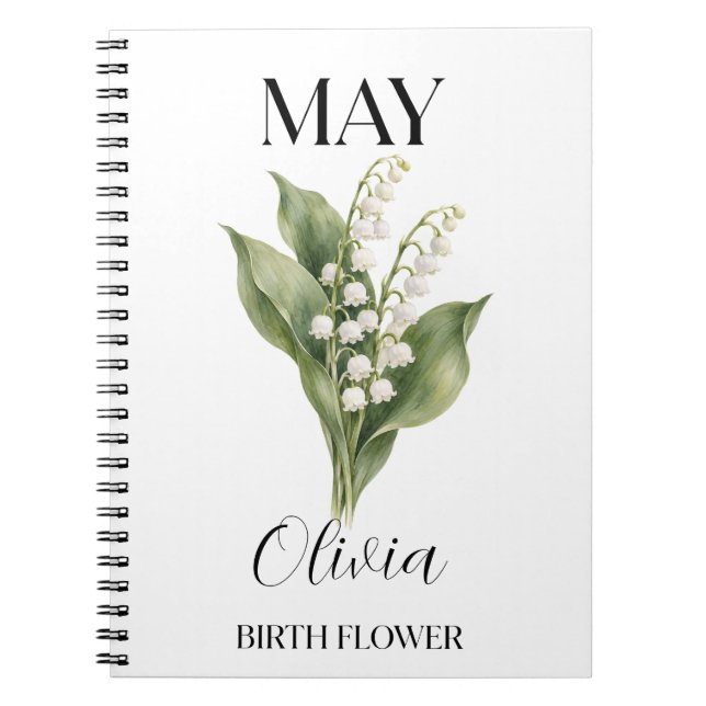 Cuaderno Lirio de Mayo del Valle (Frente)