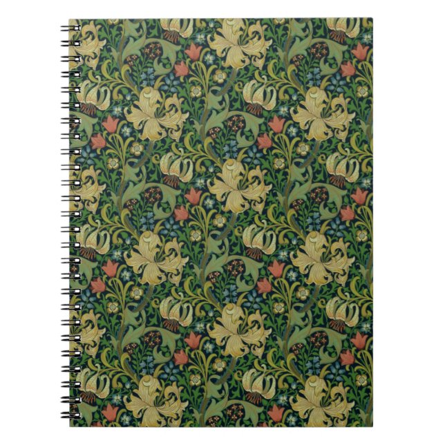 Cuaderno Lirio dorado de Morris (Frente)