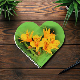 Cuaderno Lirio elegante de los incas / Alstroeria amarilla