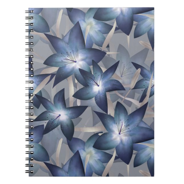 Cuaderno Lirios azules (Frente)