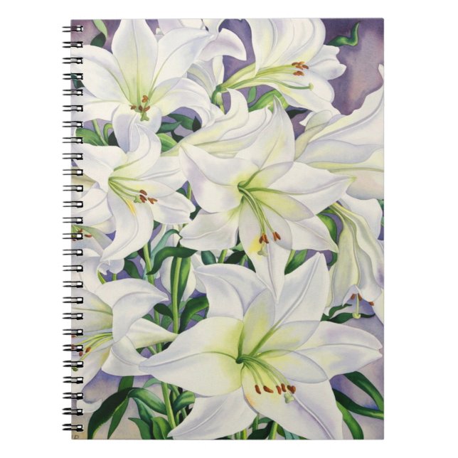 Cuaderno Lirios blancos 2008 (Frente)