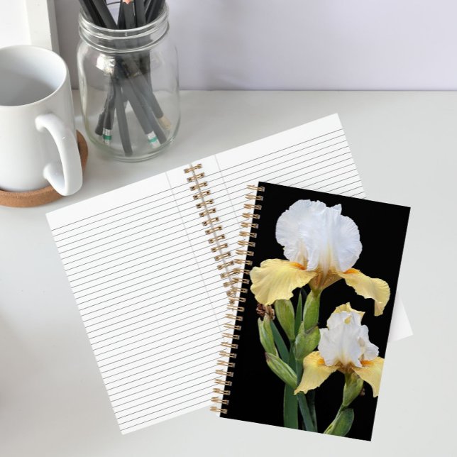 Cuaderno Lirios blancos y amarillos Floral (In Situ)