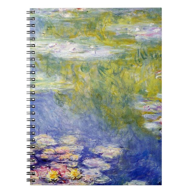 Cuaderno Lirios de agua de Claude Monet (Frente)