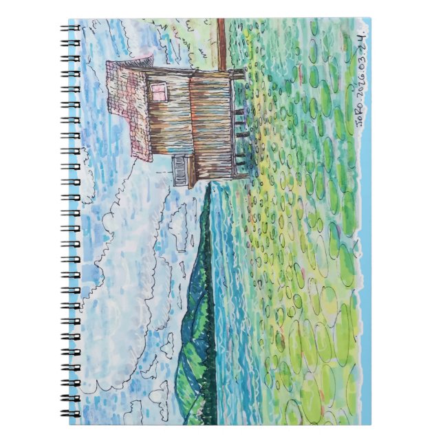 Cuaderno Lirios en el lago (Frente)