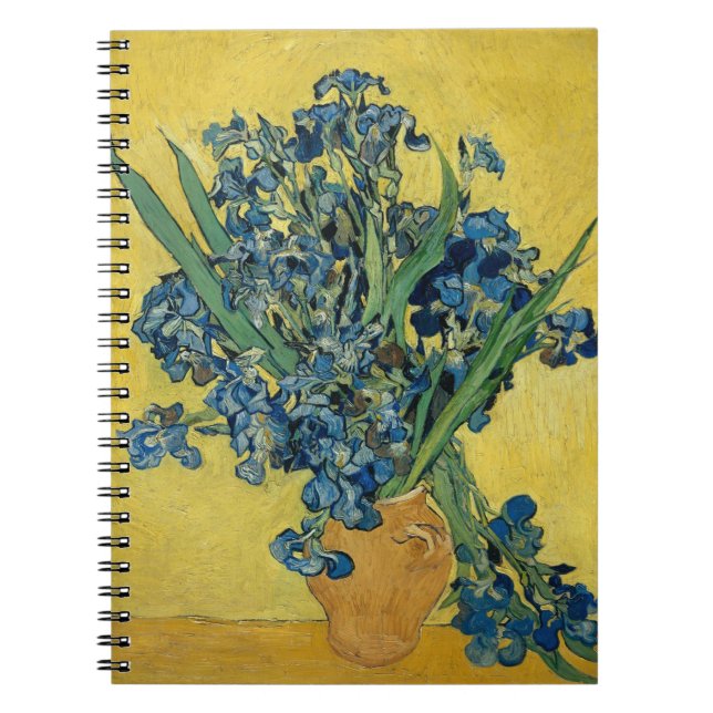 Cuaderno Lirios - Vincent van Gogh Arte fino (Frente)