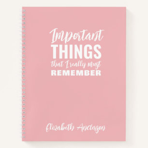 Cuaderno Lista de citas divertidas