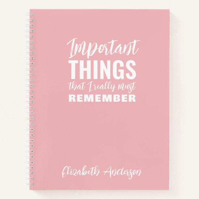 Cuaderno Lista de citas divertidas (Anverso)