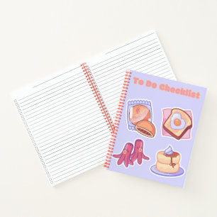 Cuaderno Lista de comprobación de 💜 de Kawaii 🌸 💗