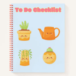 Cuaderno Lista de comprobación de Kawaii 💗 ✨ 💛 🍓