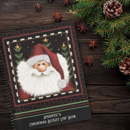 Cuaderno Lista de cubo de nombres de Navidades de barba mat