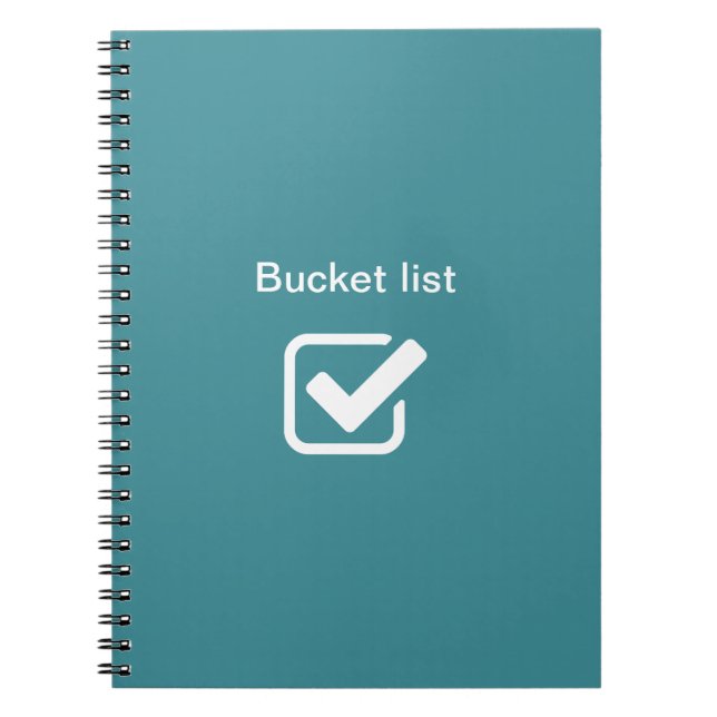 Cuaderno Lista de cubos - (Frente)