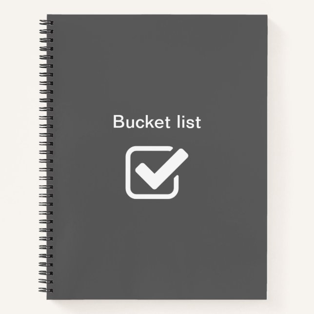 Cuaderno Lista de deseos - (Anverso)