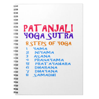 Cuaderno Lista de la compilación de Sutra de la yoga de