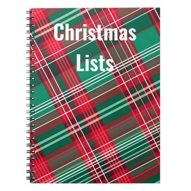 Cuaderno Lista de navidades (Frente)