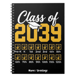 Cuaderno Lista de verificación de huellas de la clase de 20