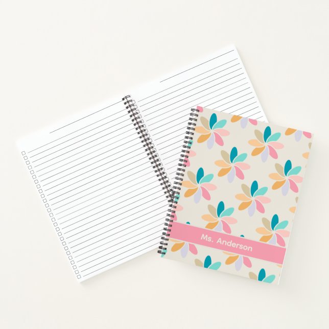 Cuaderno Lista de Verificación de Molinete Pastel (Interior)