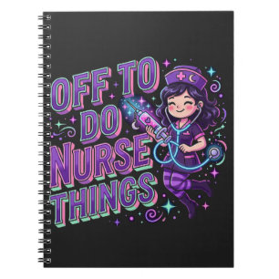 Cuaderno Lista Para Hacer Cosas De Enfermera Bruja Linda En