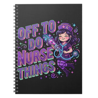 Cuaderno Lista Para Hacer Cosas De Enfermera Bruja Linda En