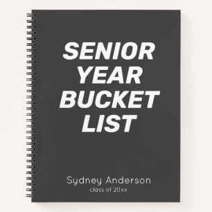 Cuaderno Lista Personalizada de Objetivos para el Último Añ