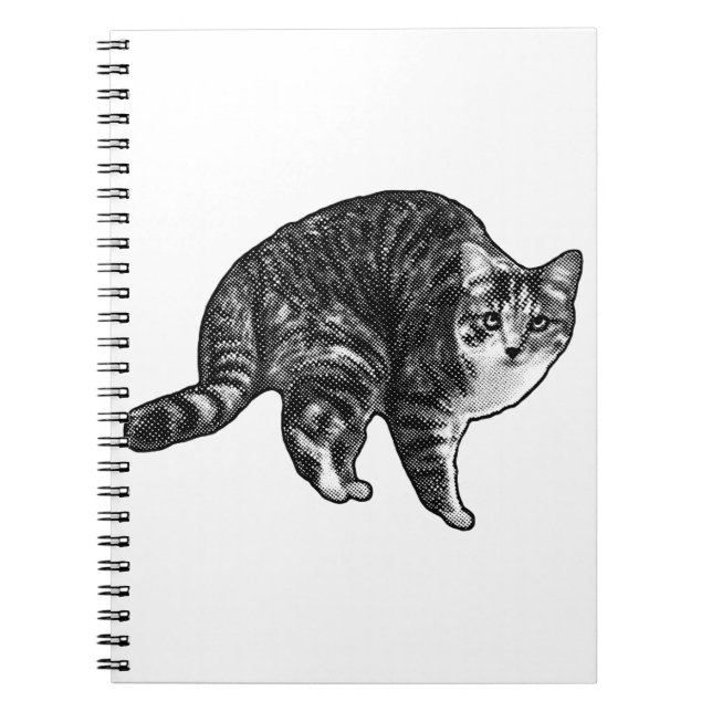 Cuaderno Listado Gato Tabby (Frente)