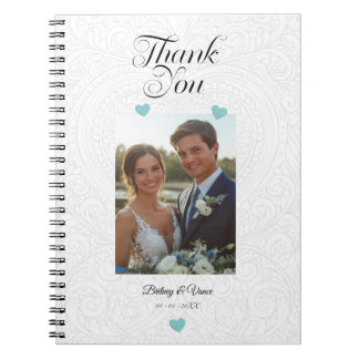 Cuaderno Listas de notas de agradecimiento de boda