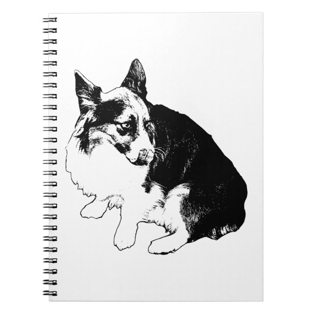 Cuaderno Listas debajo de los ojos de Fox (Frente)