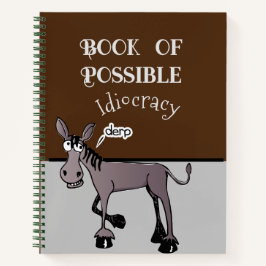 Cuaderno Listas tontas de escritura de revistas de humor |