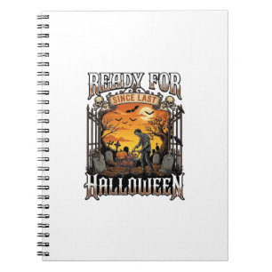 Cuaderno Listo desde la última carretilla de compras zombie