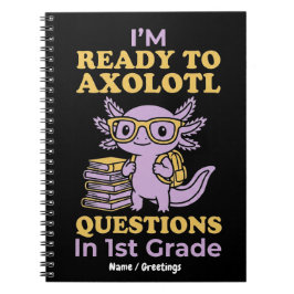 Cuaderno Listo Para Axolotl Preguntas Primer Grado Divertid
