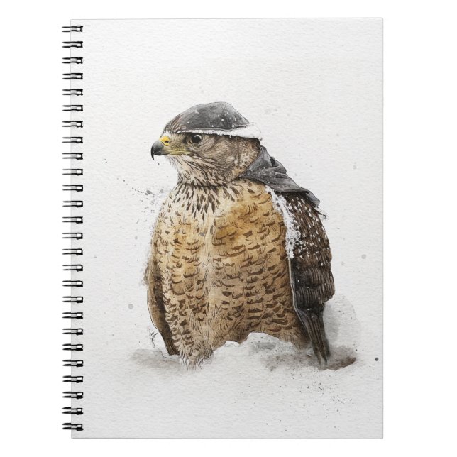 Cuaderno Listo Para El Portátil De Nieve (Frente)