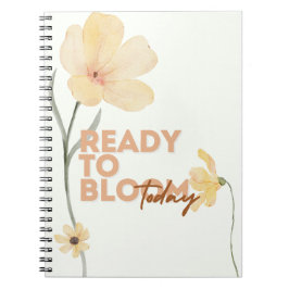 Cuaderno Listo para Florecer