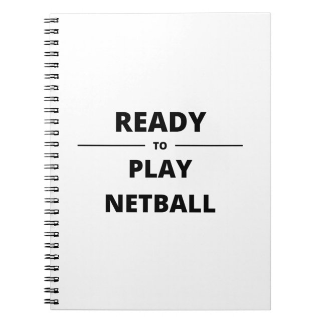 CUADERNO LISTO PARA JUGAR NETBALL (Frente)