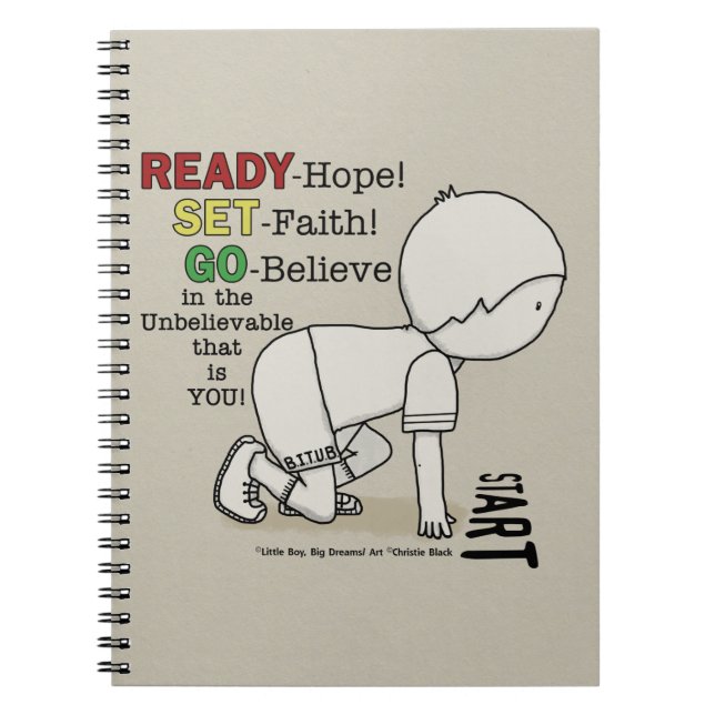 Cuaderno ¡Listo, Prepárate, Ve y Cree! (Frente)