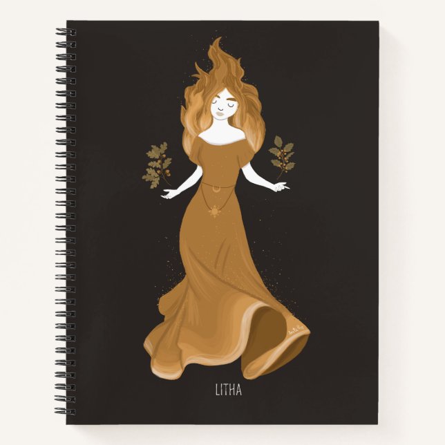 Cuaderno Litha A4 Notebook (Anverso)