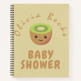 Cuaderno Little Cutie Kiwi Baby Shower