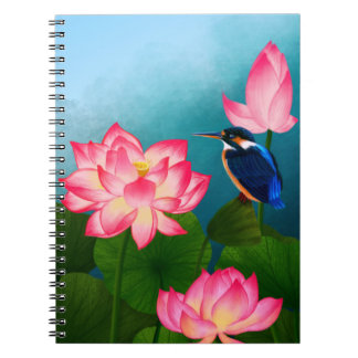 Cuaderno Little Hummingbird y Big Flower