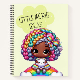 Cuaderno Little Me Big Ideas - Cute Chibi Chica Amarillo