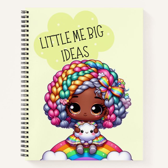 Cuaderno Little Me Big Ideas - Cute Chibi Chica Amarillo (Anverso)